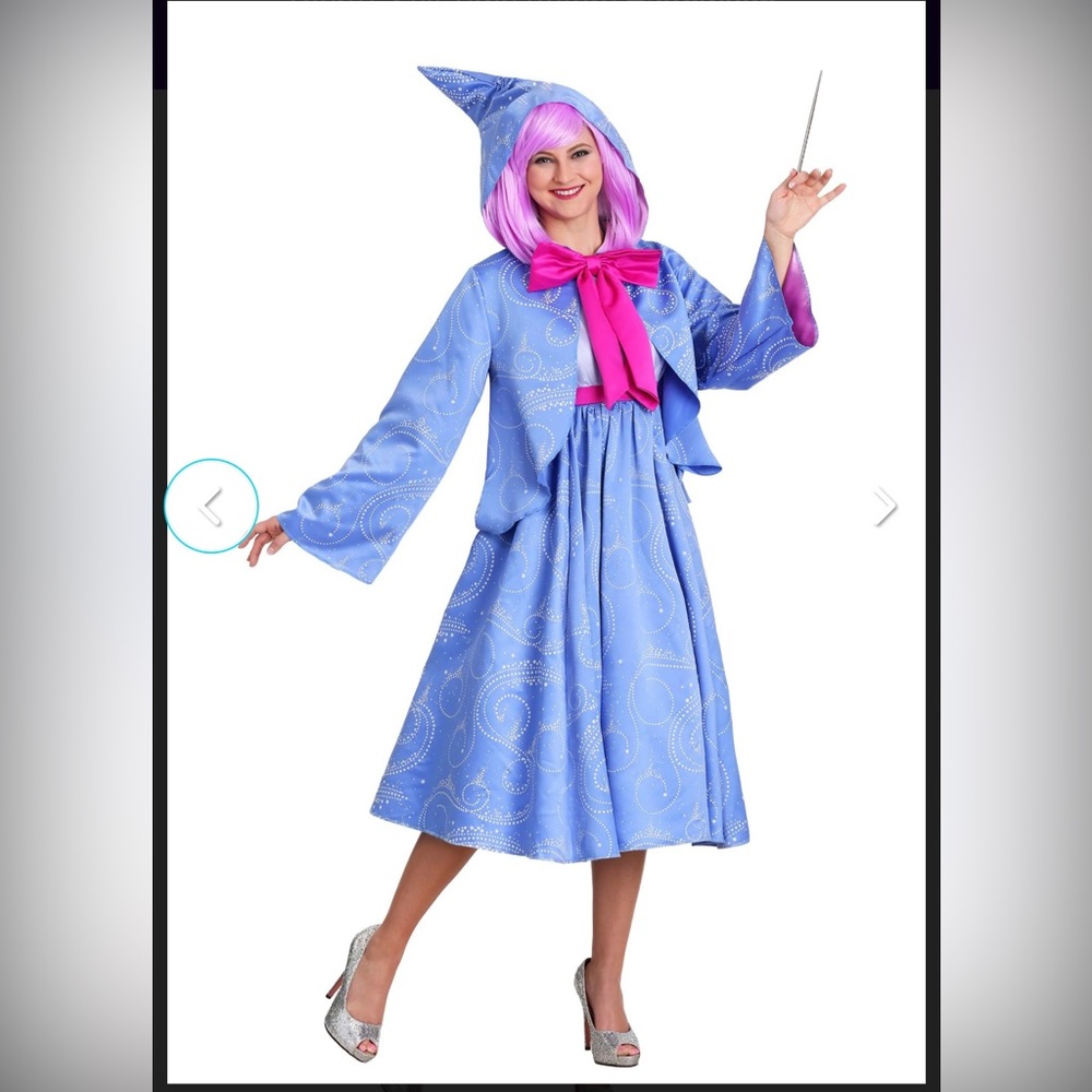 Disney’s Cinderella Fairy Godmother Costume Size 12/14